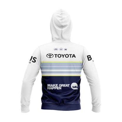 North Queensland Cowboys 2025 Away Hoodie with Zipper