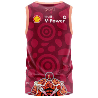 Queensland Maroons 2024 State Of Origin Carl Webb Indigenous Singlet