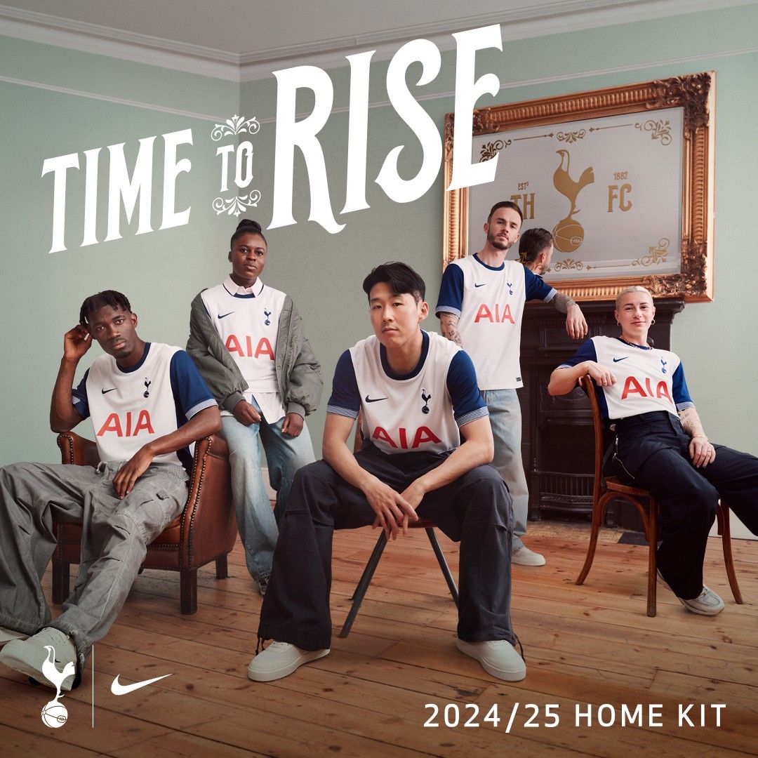 Tottenham Hotspur 2024/25 Home Jersey Shirt (Add Your Own Name & Number)