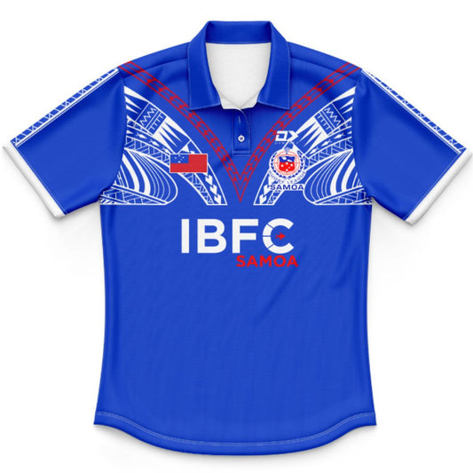 Toa Samoa 1992/93 Kids Retro Polo Shirt
