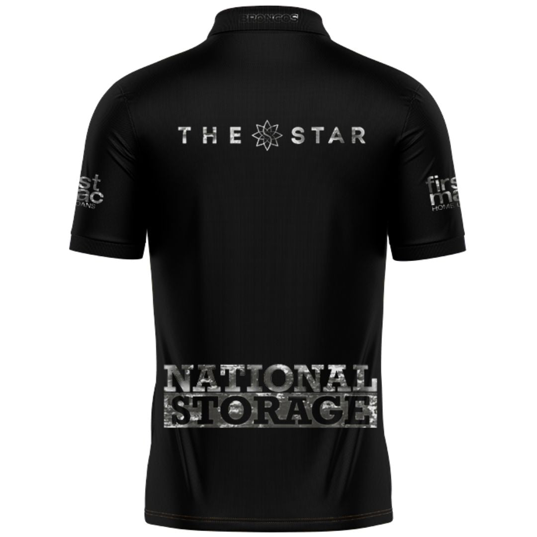 Brisbane Broncos 2026 Black Polo Shirt
