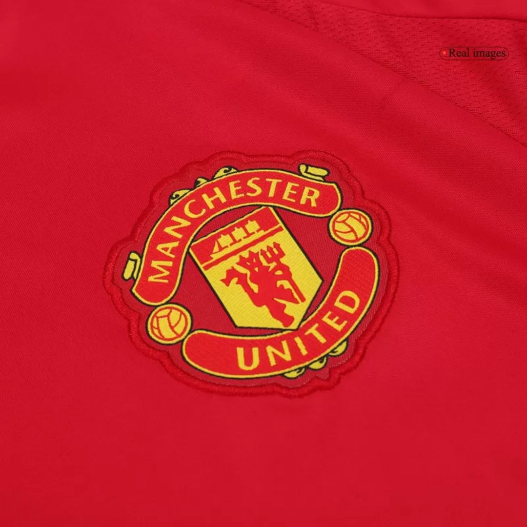 Manchester United 2025/26 Long Sleeve Player's Edition Home Jersey Shirt