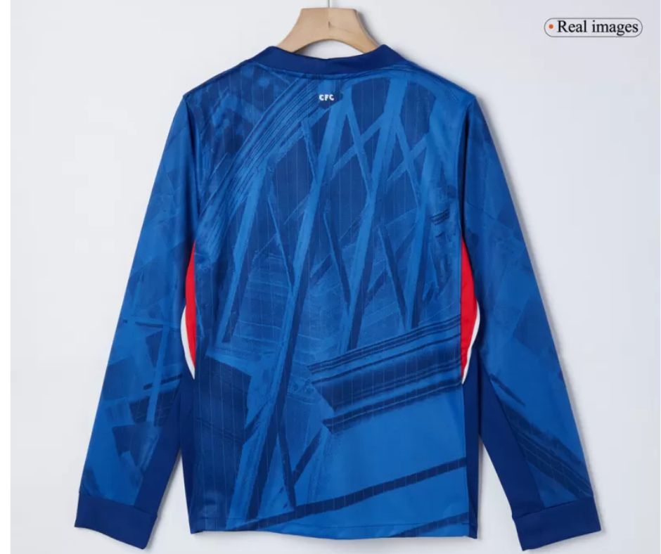 Chelsea 2025/26 Long Sleeve Player's Edition Home Jersey Shirt