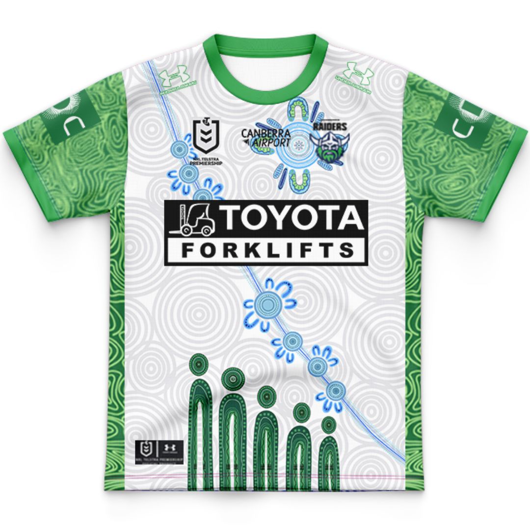 Canberra Raiders 2026 Kids Indigenous Jersey
