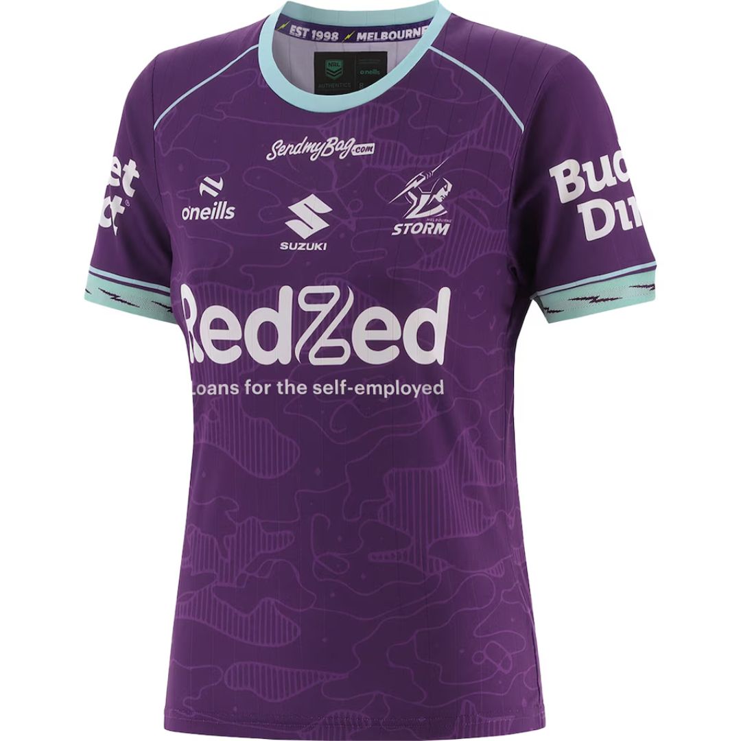 Melbourne Storm 2026 Women's Purple Training Shirt