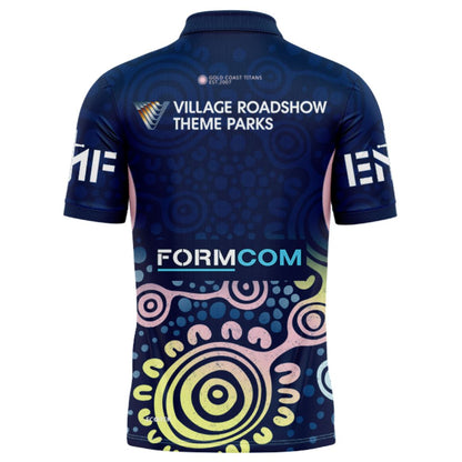 Gold Coast Titans 2026 Indigenous Polo Shirt