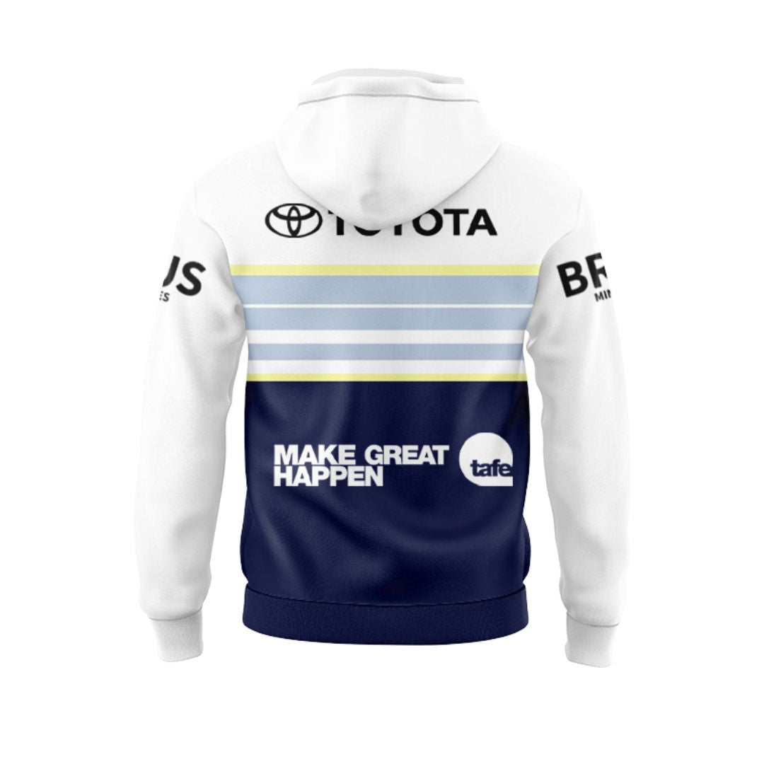 North Queensland Cowboys 2025 Away Hoodie with Zipper