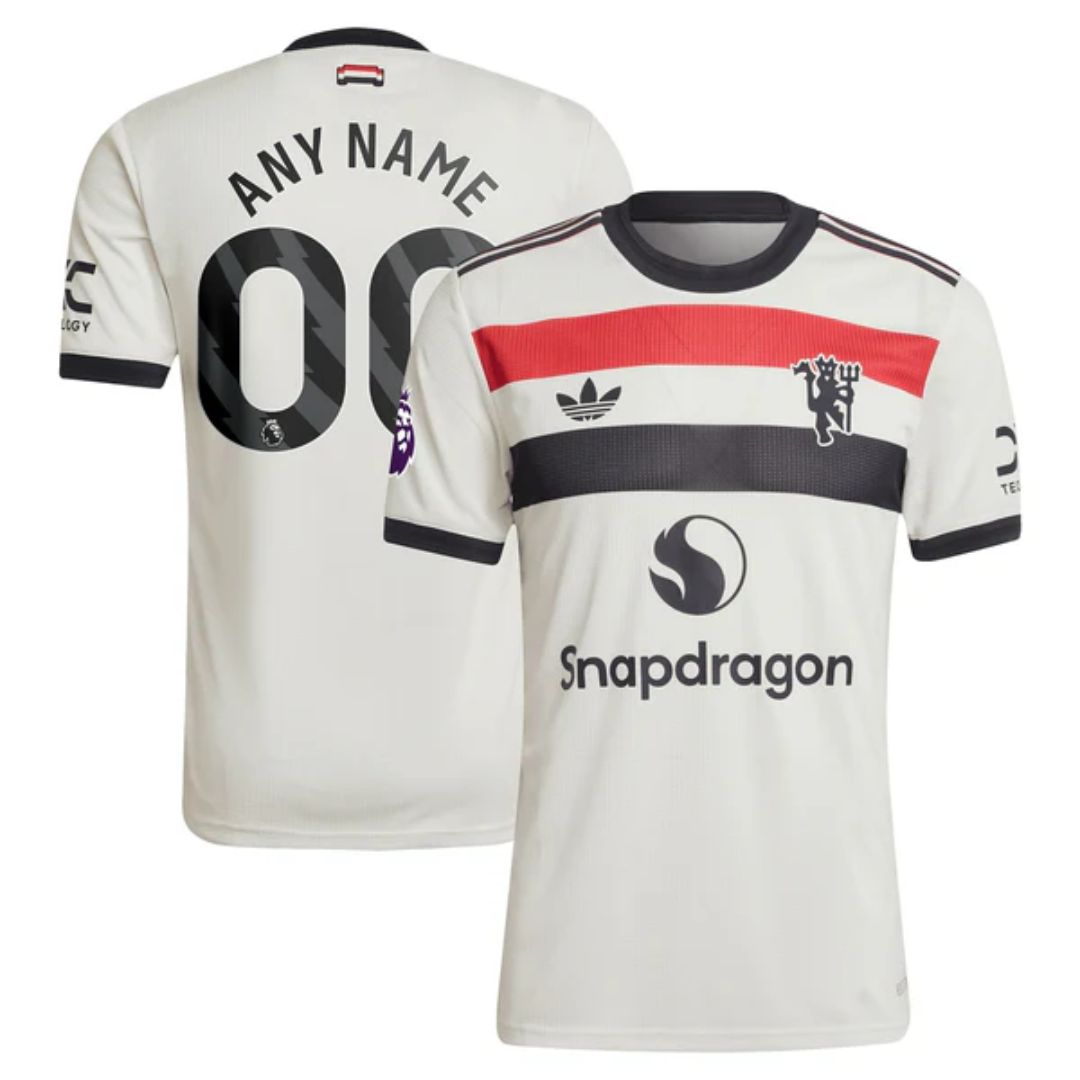 Manchester United 2024/25 Third Jersey Shirt (Add Your Own Name & Number)