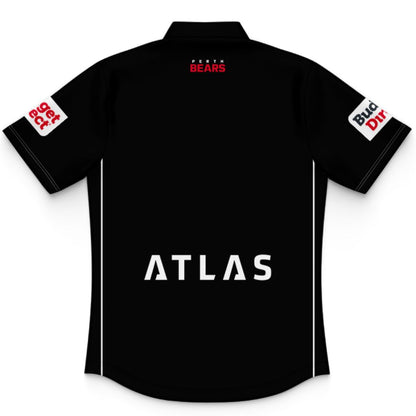 Perth Bears 2027 Kids Black Training Polo Shirt