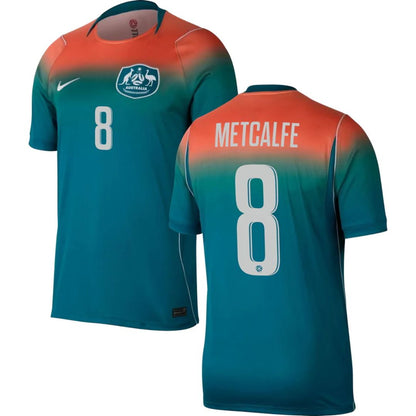 Australian Socceroos 2026 World Cup Metcalfe #8 Away Jersey