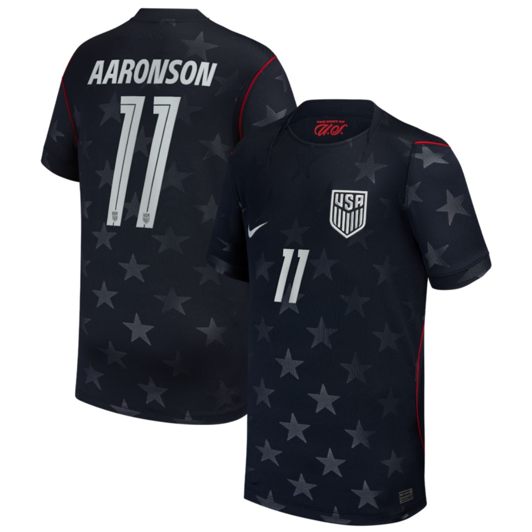 United States 2026 World Cup Aaronson #11 Away Jersey Shirt
