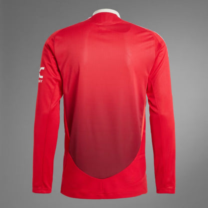 Manchester United 2024/25 Long Sleeve Home Jersey Shirt (Add Your Own Name & Number)