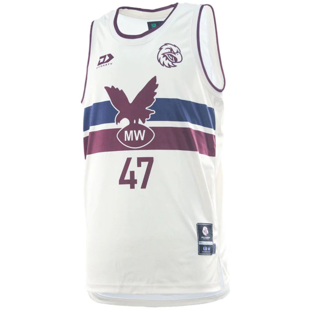 Manly Warringah Sea Eagles 2026 Basketball Singlet - Cream