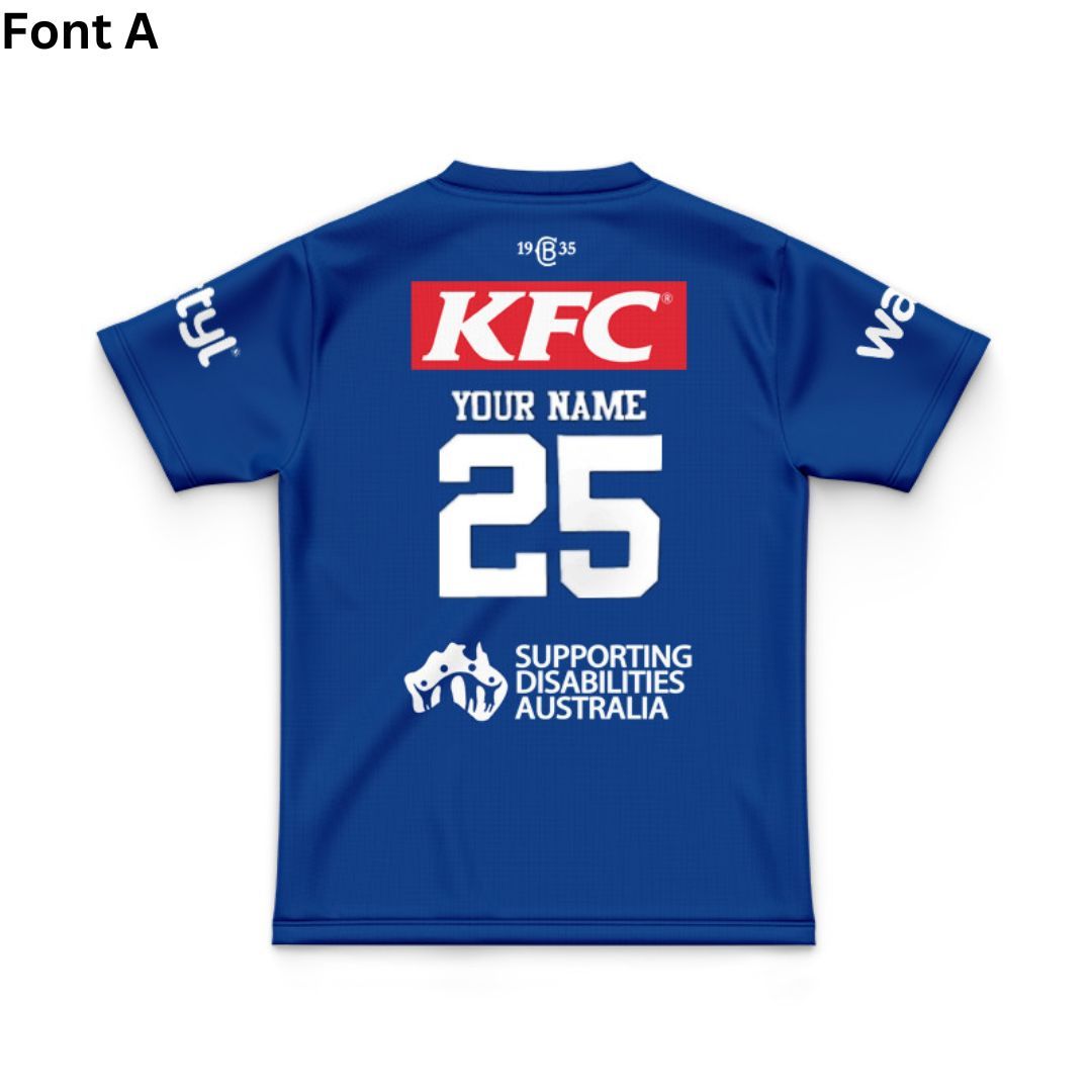 Canterbury Bankstown Bulldogs 2025 Kids Away Jersey & Shorts Kit