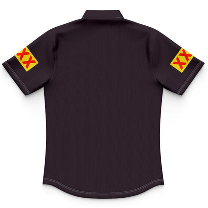 Queensland Maroons 2025 State Of Origin Kids Black Training Polo Shirt