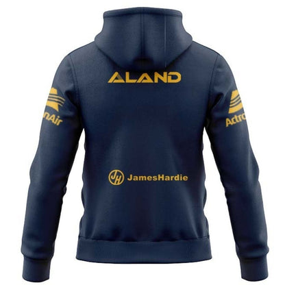 Parramatta Eels 2026 Navy Blue Training Hoodie with Zipper