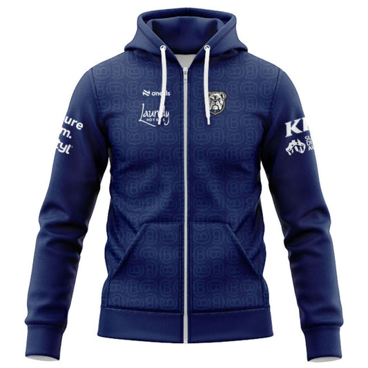 Canterbury Bankstown Bulldogs 2026 Blue Media Hoodie with Zipper