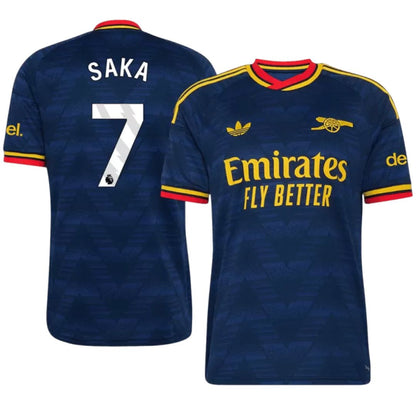 Arsenal Gunners 2026/27 Saka #7 Away Jersey Shirt