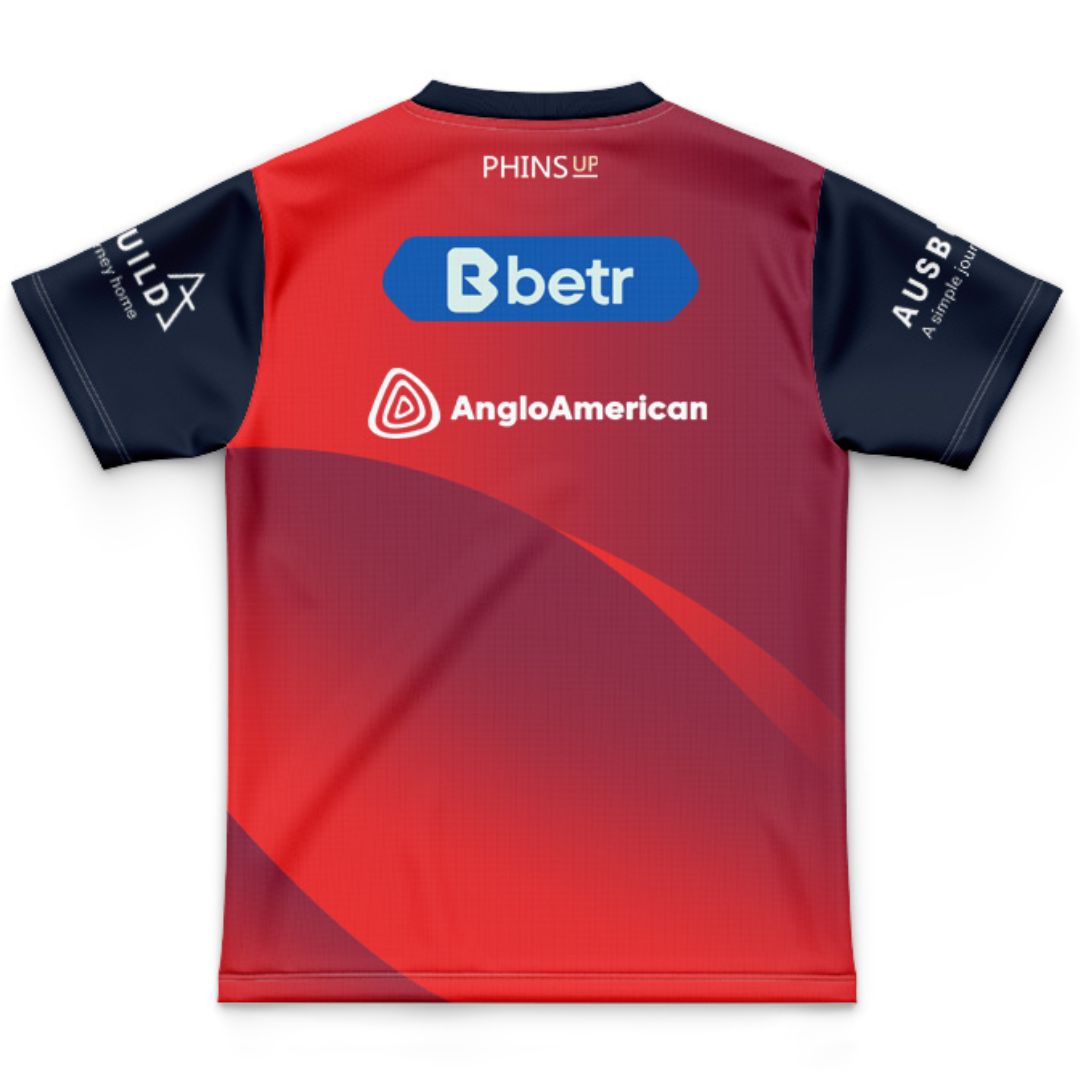 Redcliffe Dolphins 2026 Kids Red Training Jersey