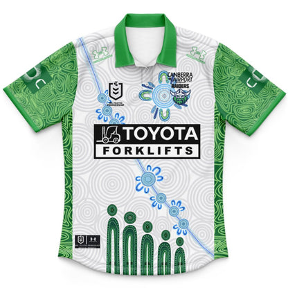 Canberra Raiders 2026 Kids Indigenous Polo Shirt
