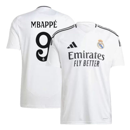 Real Madrid 2024/25 Kids Mbappé #9 Home Jersey Shirt
