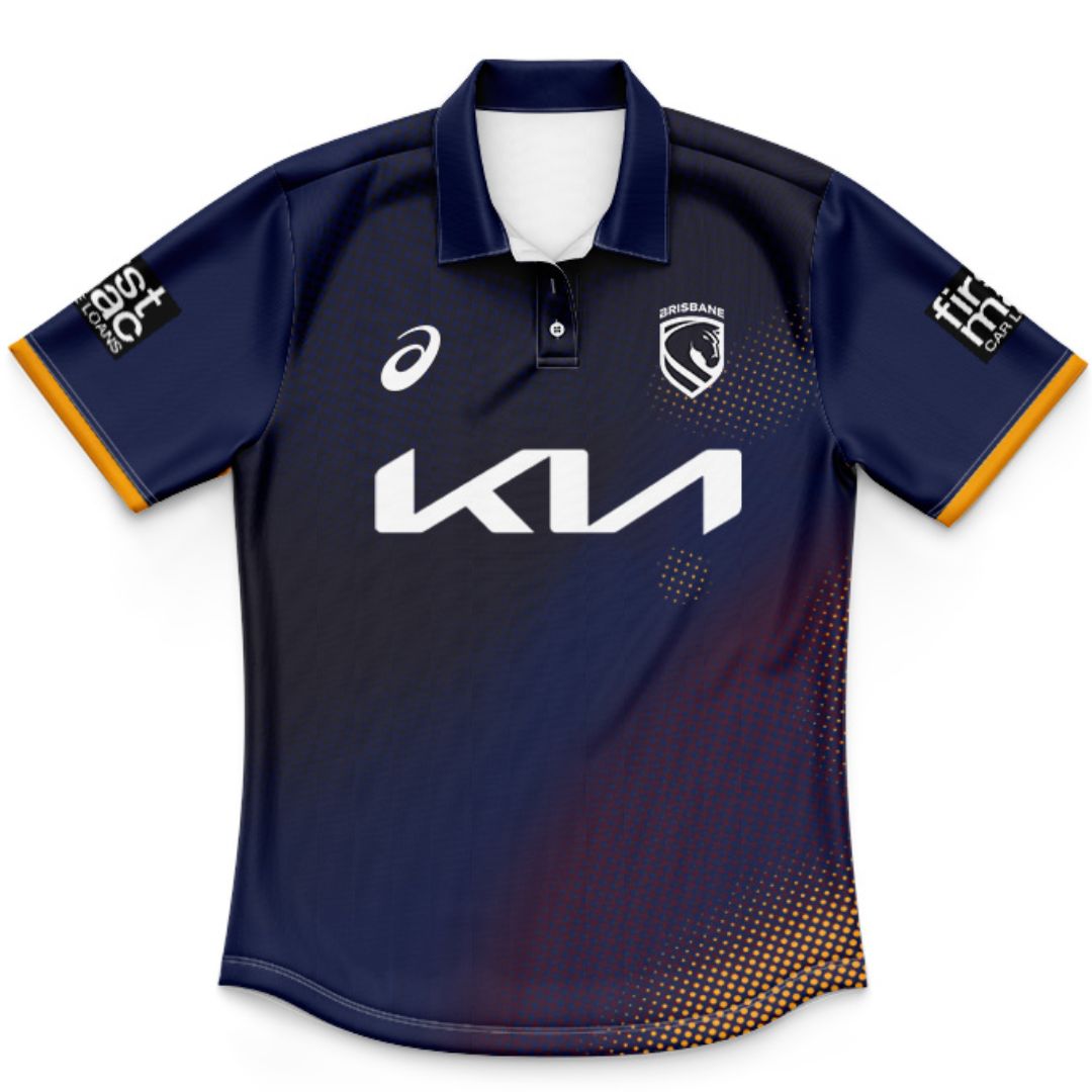 Brisbane Broncos 2026 Kids Navy Blue Training Polo Shirt