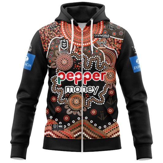 Wests Tigers 2026 Indigenous Hoodie with Zipper