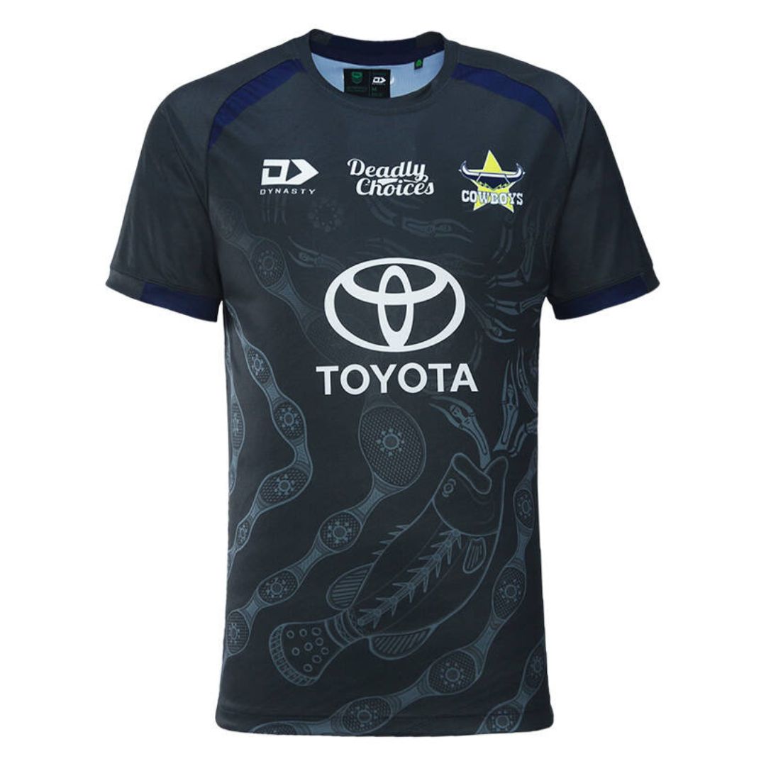 North Queensland Cowboys 2024 Indigenous Training Shirt