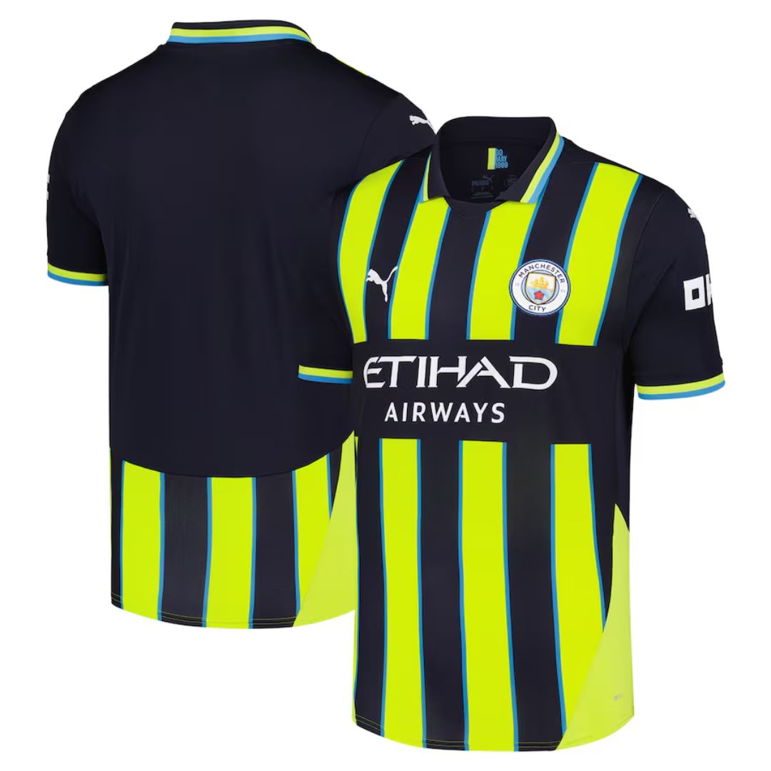 Manchester City 2024/25 Away Jersey Shirt (Add Your Own Name & Number)