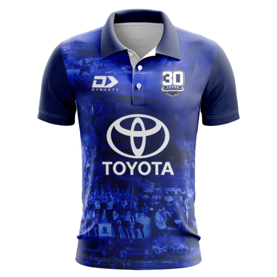 North Queensland Cowboys 2025 Warm Up Polo Shirt
