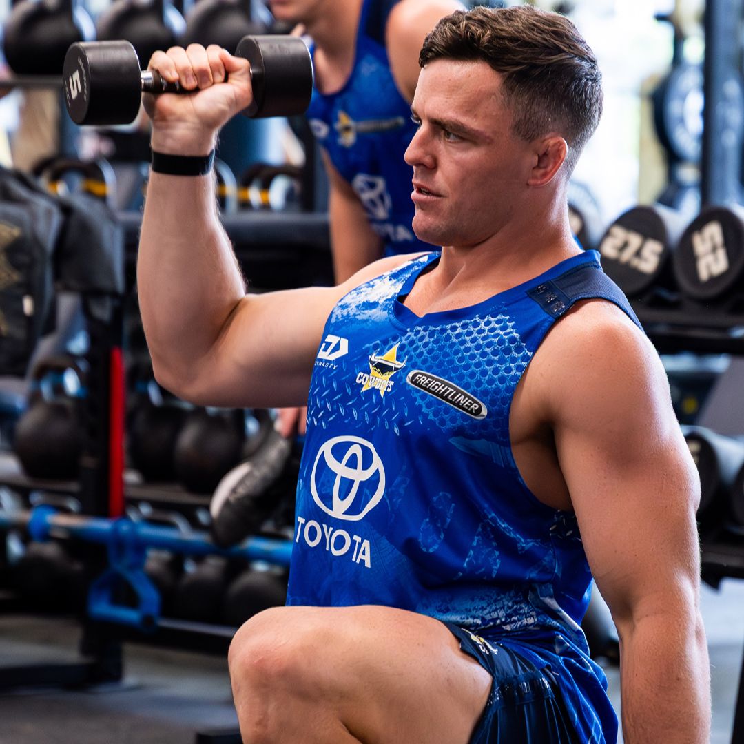 North Queensland Cowboys 2026 Blue Training Singlet