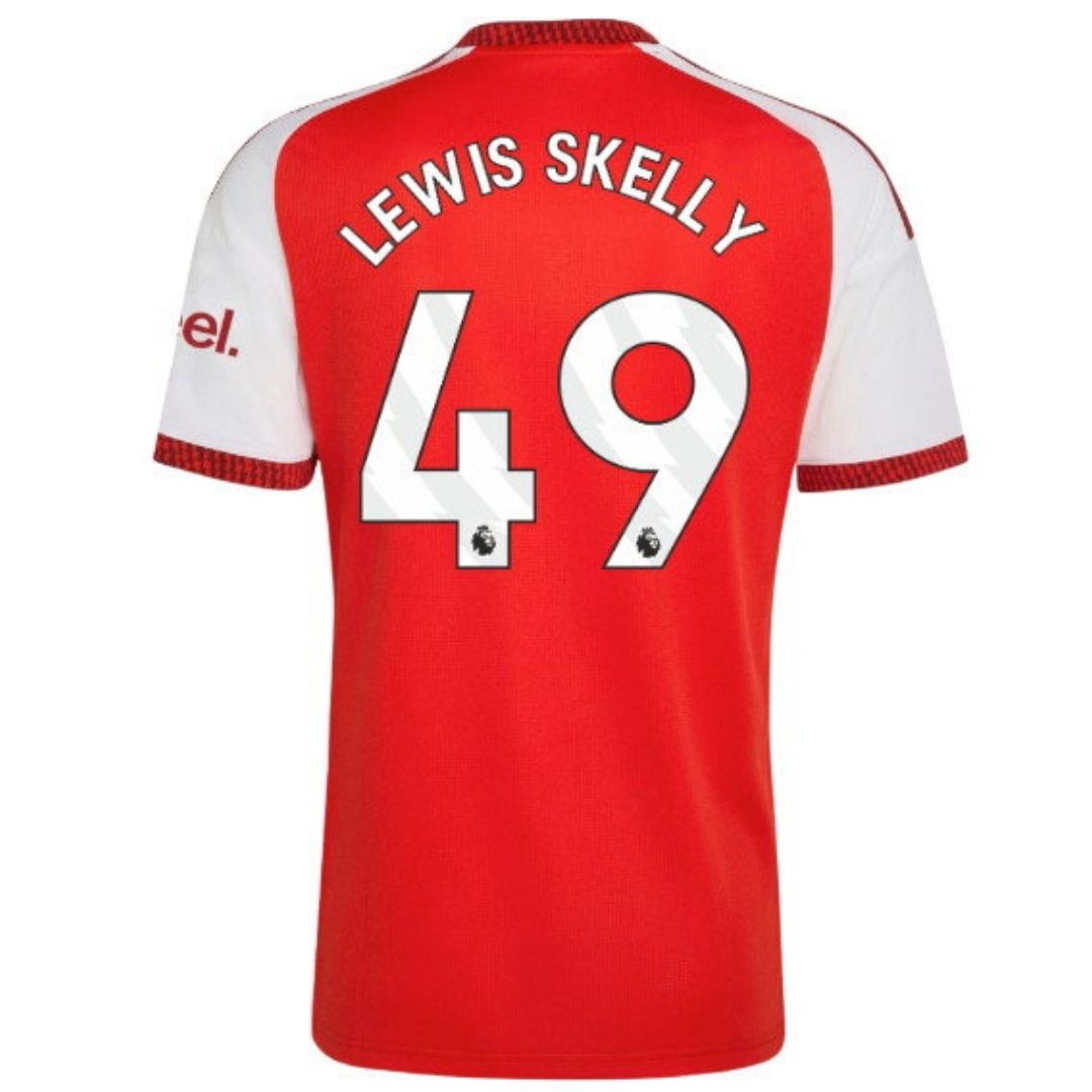 Arsenal Gunners 2026/27 Lewis Skelly #49 Home Jersey Shirt