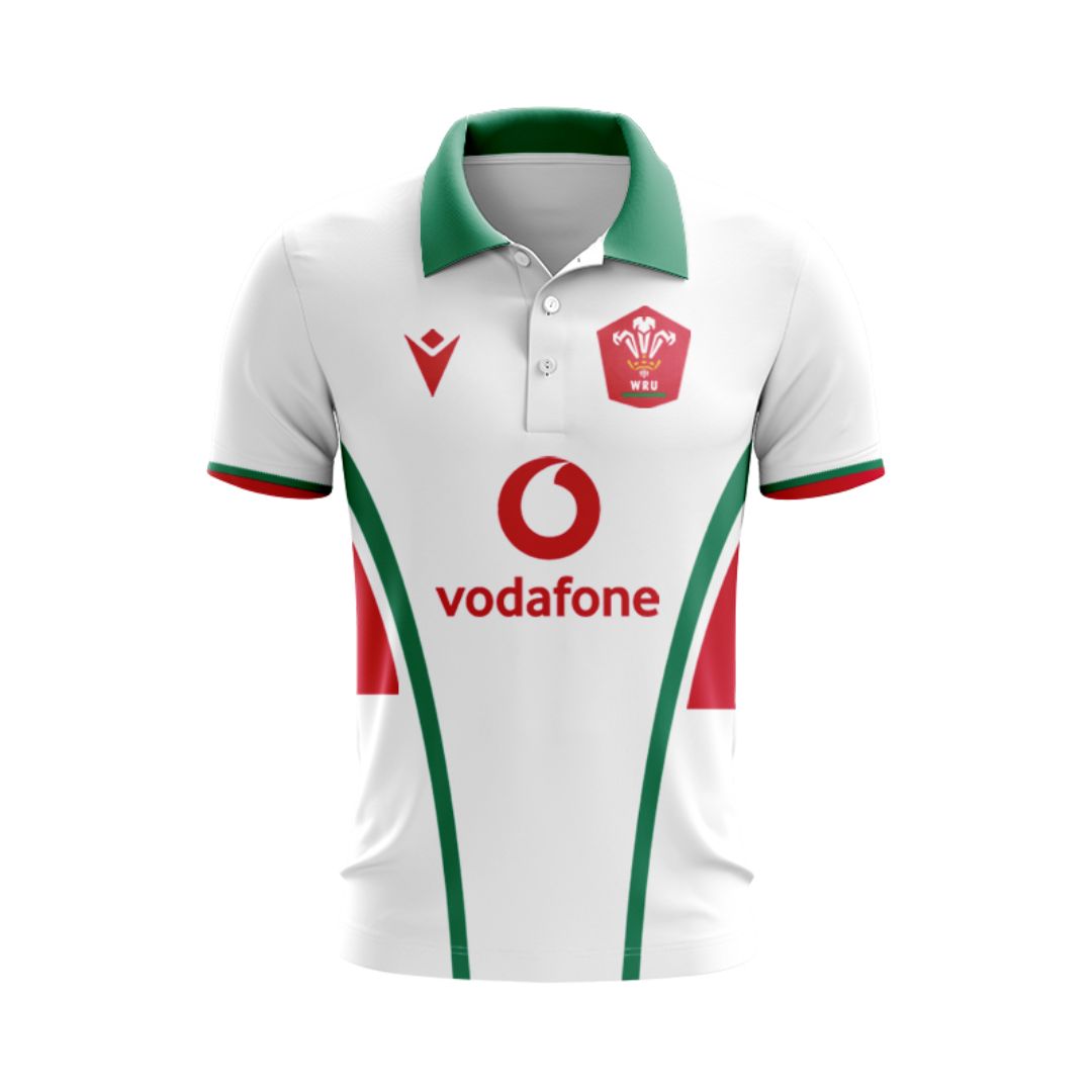 Wales Dragons Rugby 2024/25 Away Match Polo Shirt