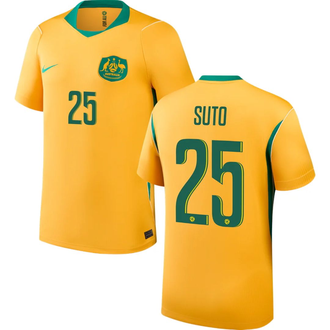 Australian Socceroos 2026 World Cup Suto #25 Home Jersey