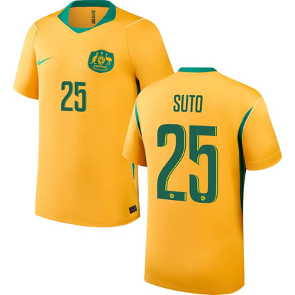 Australian Socceroos 2026 World Cup Suto #25 Home Jersey