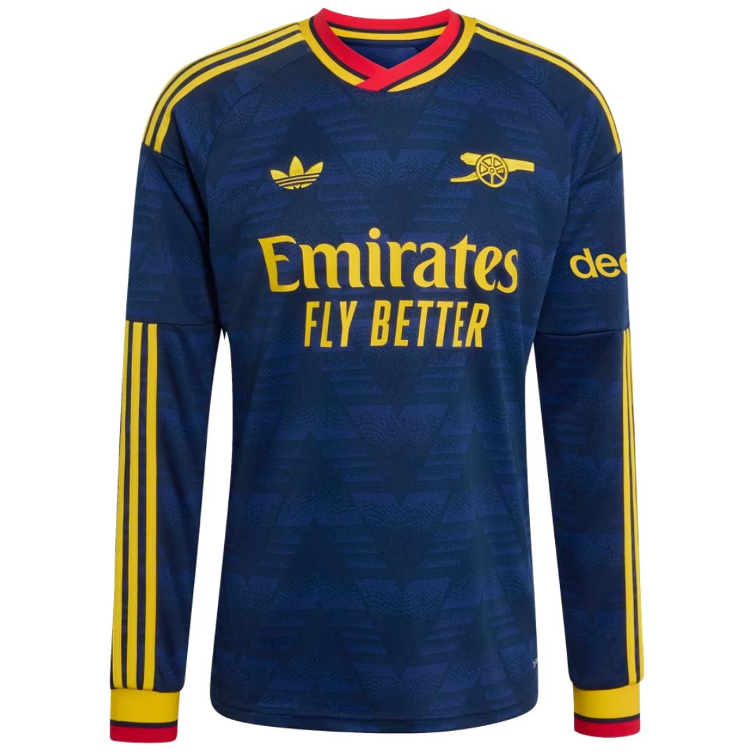 Arsenal Gunners 2026/27 Long Sleeve Away Jersey Shirt