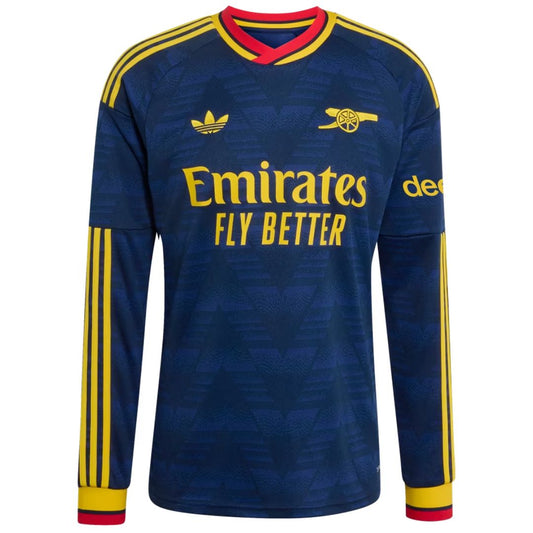 Arsenal Gunners 2026/27 Players Edition Long Sleeve Away Jersey Shirt