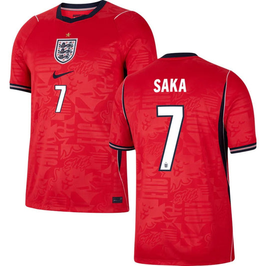 England Soccer 2026 World Cup Saka #7 Away Jersey Shirt