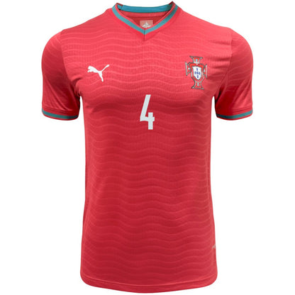 Portugal 2026 Rúben Dias #4 Soccer World Cup of Football Home Jersey Shirt