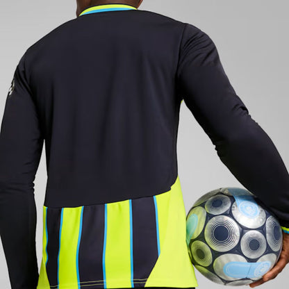 Manchester City 2024/25 Long Sleeve Away Jersey Shirt (Add Your Own Name & Number)