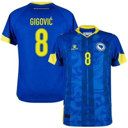 Bosnia and Herzegovina Gigović #8 Football Home Jersey Shirt