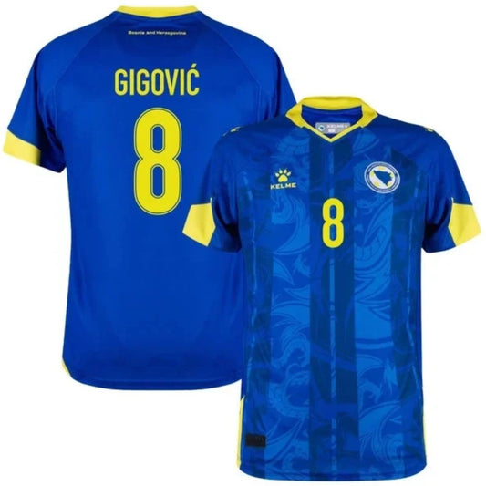 Bosnia and Herzegovina Gigović #8 Football Home Jersey Shirt