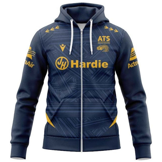 Parramatta Eels 2026 Navy Blue Training Hoodie with Zipper