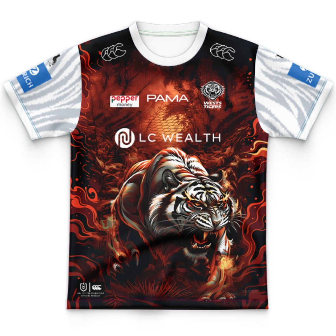 Wests Tigers 2026 Kids Captains Run Jersey