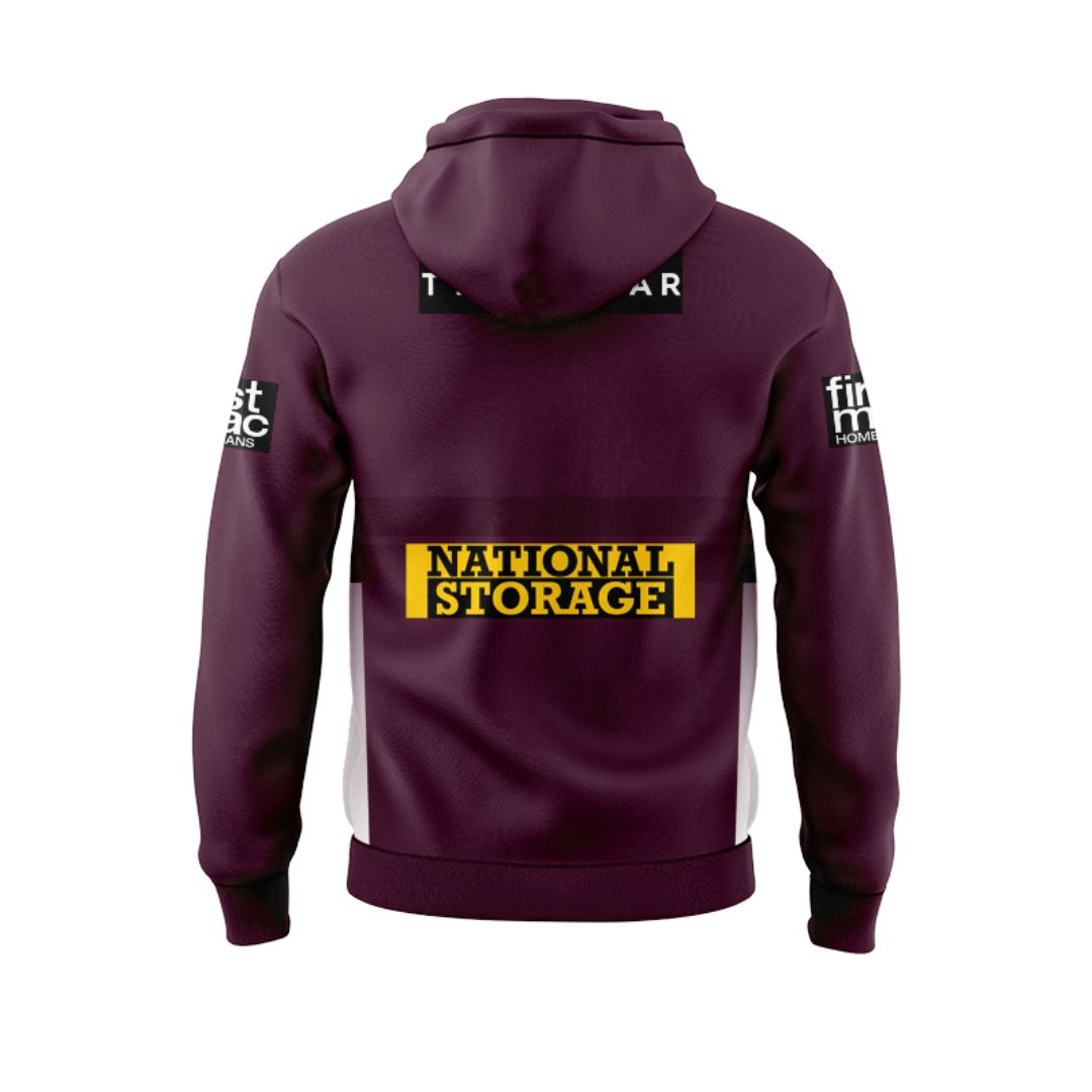 Brisbane Broncos 2026 Home Hoodie with Zipper