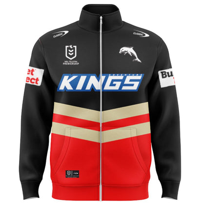 Redcliffe Dolphins 2025 Away Jacket with Zipper