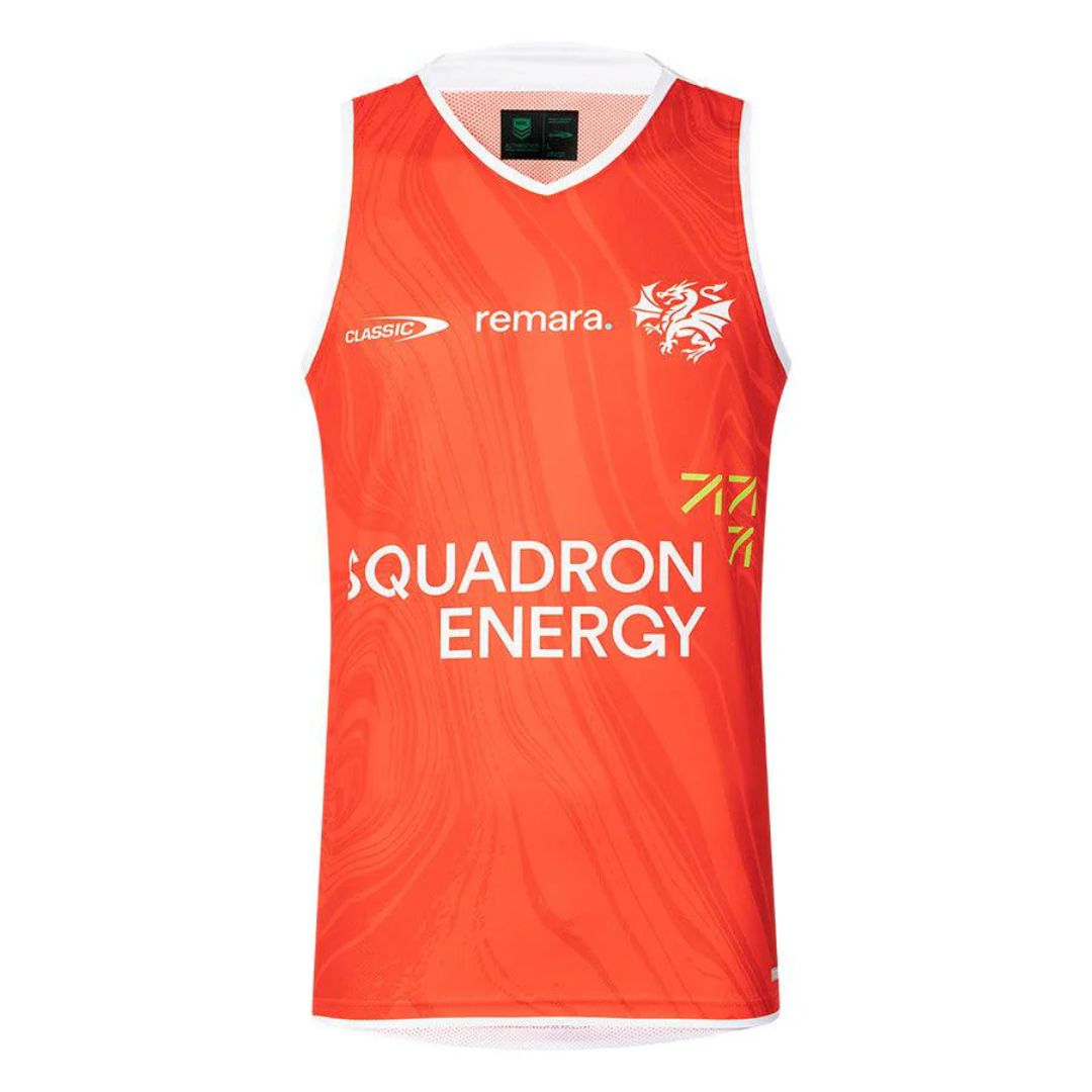 St George Illawarra Dragons 2025 Red Training Singlet