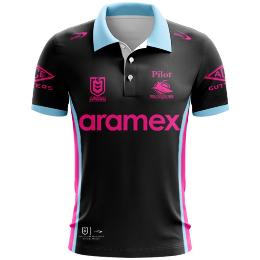 Cronulla Sutherland Sharks 2026 Women In League Polo Shirt