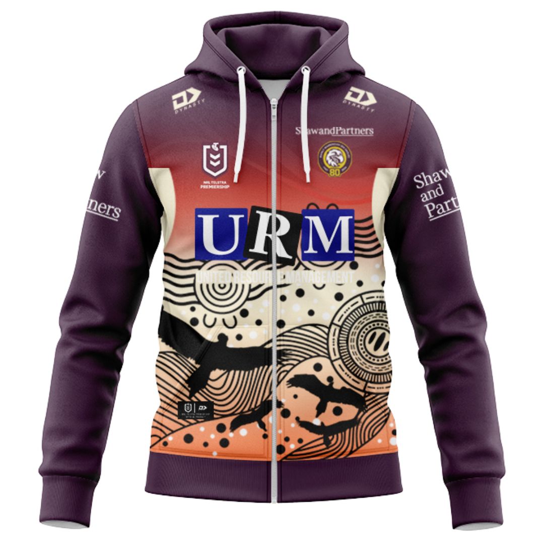 Manly Warringah Sea Eagles 2026 Indigenous Hoodie with Zipper