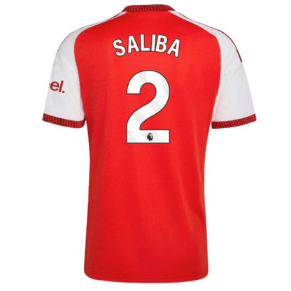 Arsenal Gunners 2026/27 Saliba #2 Home Jersey Shirt
